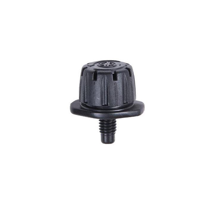 DIG 180 Degree Adjustable 5 Stream Drip Emitter Barb, Black, 0-10 GPH - Pack of 300