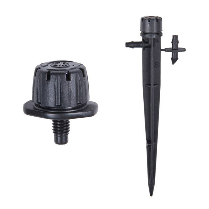 DIG Adjustable Stream Drip Emitter, 0-10 GPH - Pack of 200 or 300