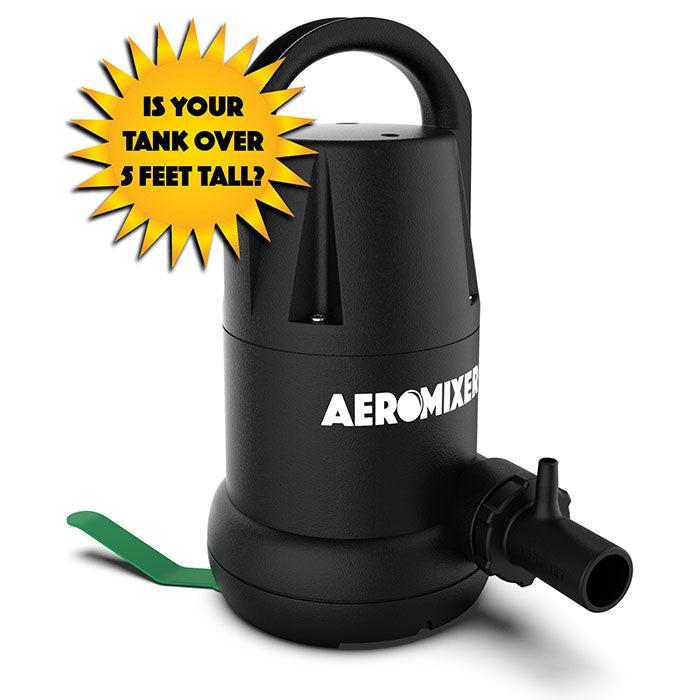 AeroMixer Nutrient Mixer & Aerator Pump Kit For Tall Tanks