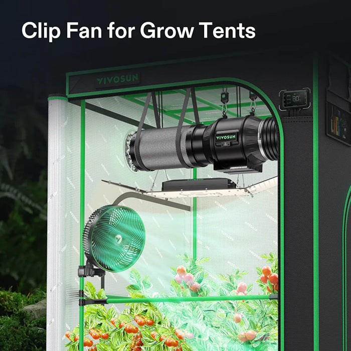 Vivosun AeroWave E Series Oscillating Grow Tent Clip Fan