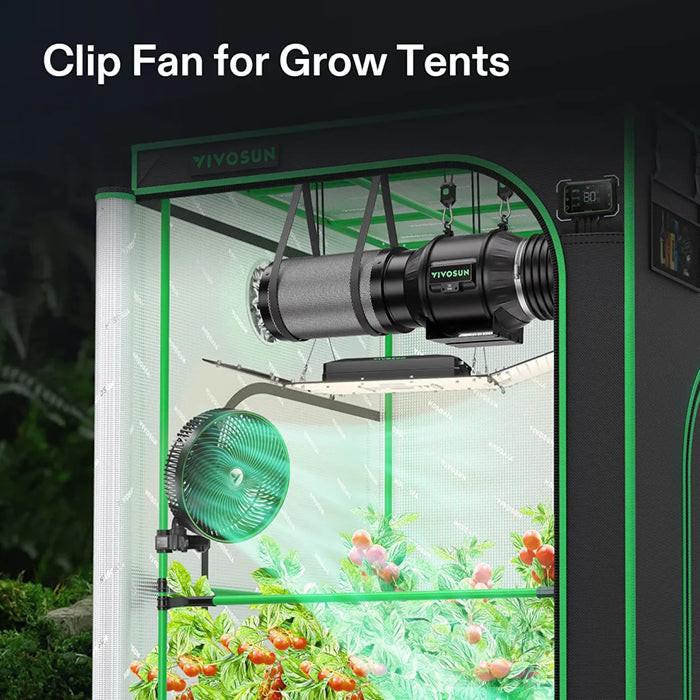 Vivosun AeroWave E Series Oscillating Grow Tent Clip Fan