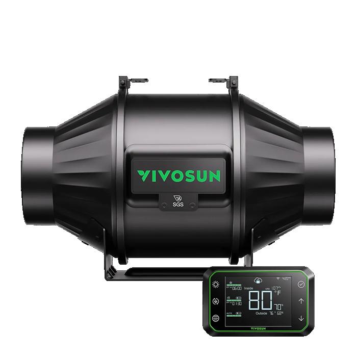 Vivosun AeroZesh T4 4" Inline Fan with E42A Controller