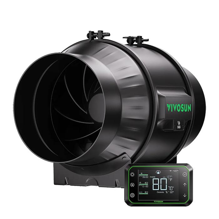 Vivosun AeroZesh T6 6" Inline Fan with E42A Controller