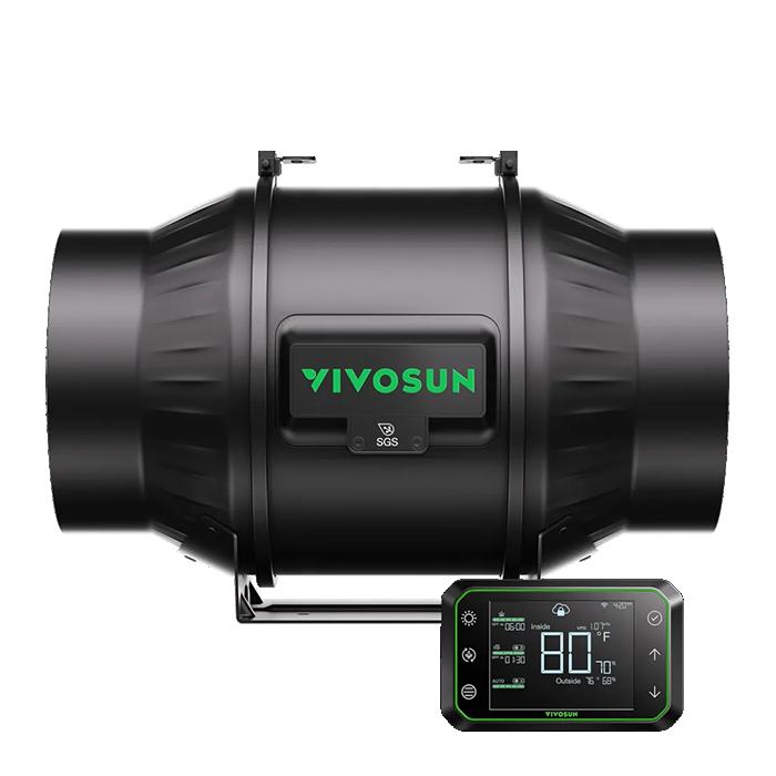 Vivosun AeroZesh T6 6" Inline Fan with E42A Controller