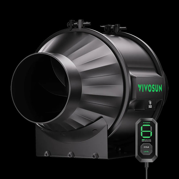 Vivosun AeroZesh T4 4" Inline Fan with E12 Speed Controller