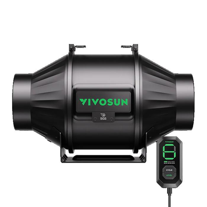 Vivosun AeroZesh T4 4" Inline Fan with E12 Speed Controller