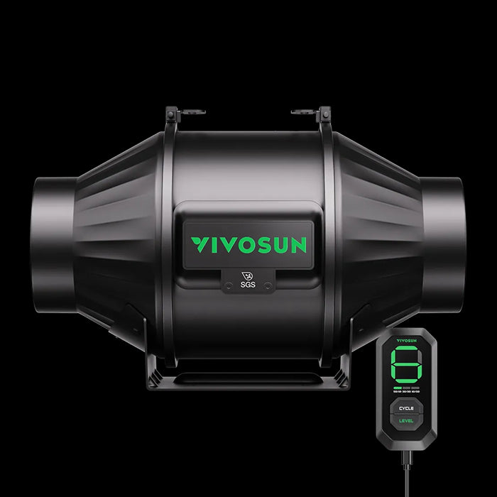 Vivosun AeroZesh T Series Inline Fan with E12 Speed Controller