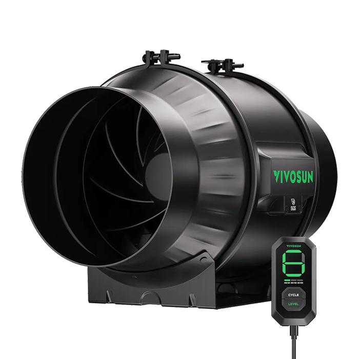 Vivosun AeroZesh T6 6" Inline Fan with E12 Speed Controller