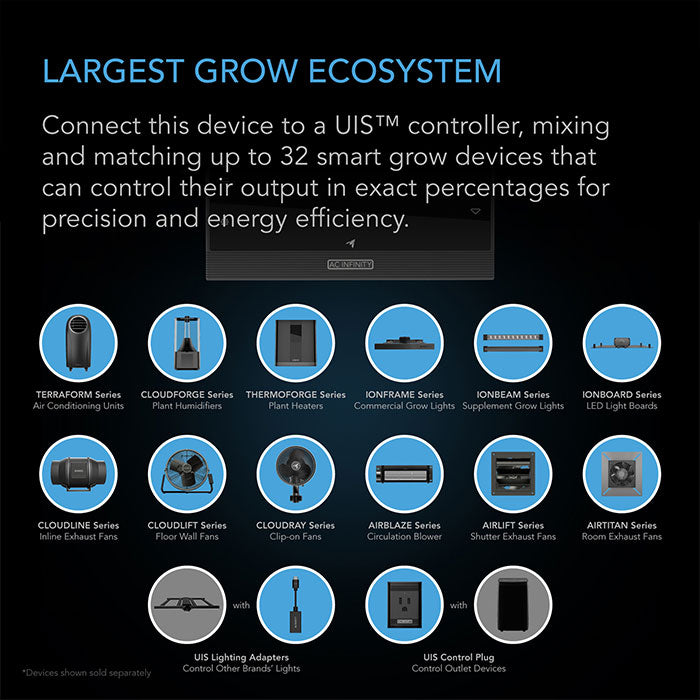 AC Infinity 4 Inch Cloudline H4 Fungiculture Inline Fan with Speed Controller, 212 CFM