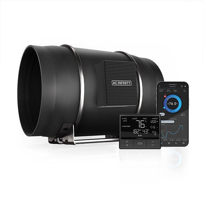 AC Infinity 10" Cloudline PRO T10 Inline Fan with Temperature & Humidity Controller, 1201 CFM