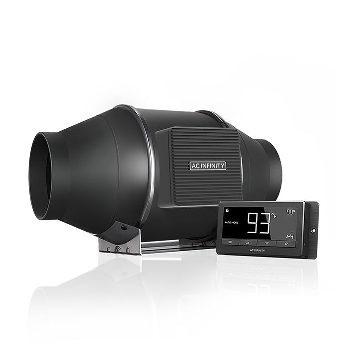 AC Infinity Cloudline PRO T Series Inline Fan with Temperature & Humidity Controller