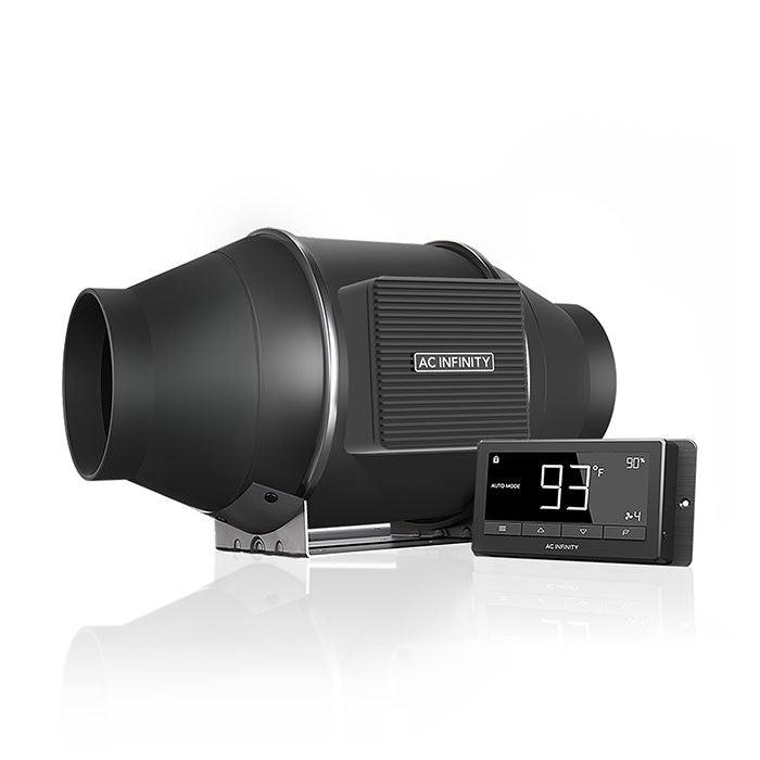 AC Infinity Cloudline PRO T Series Inline Fan with Temperature & Humidity Controller