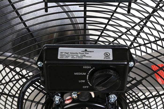 AirGrean Heavy Duty High Velocity Metal Floor Fan, 20 Inch