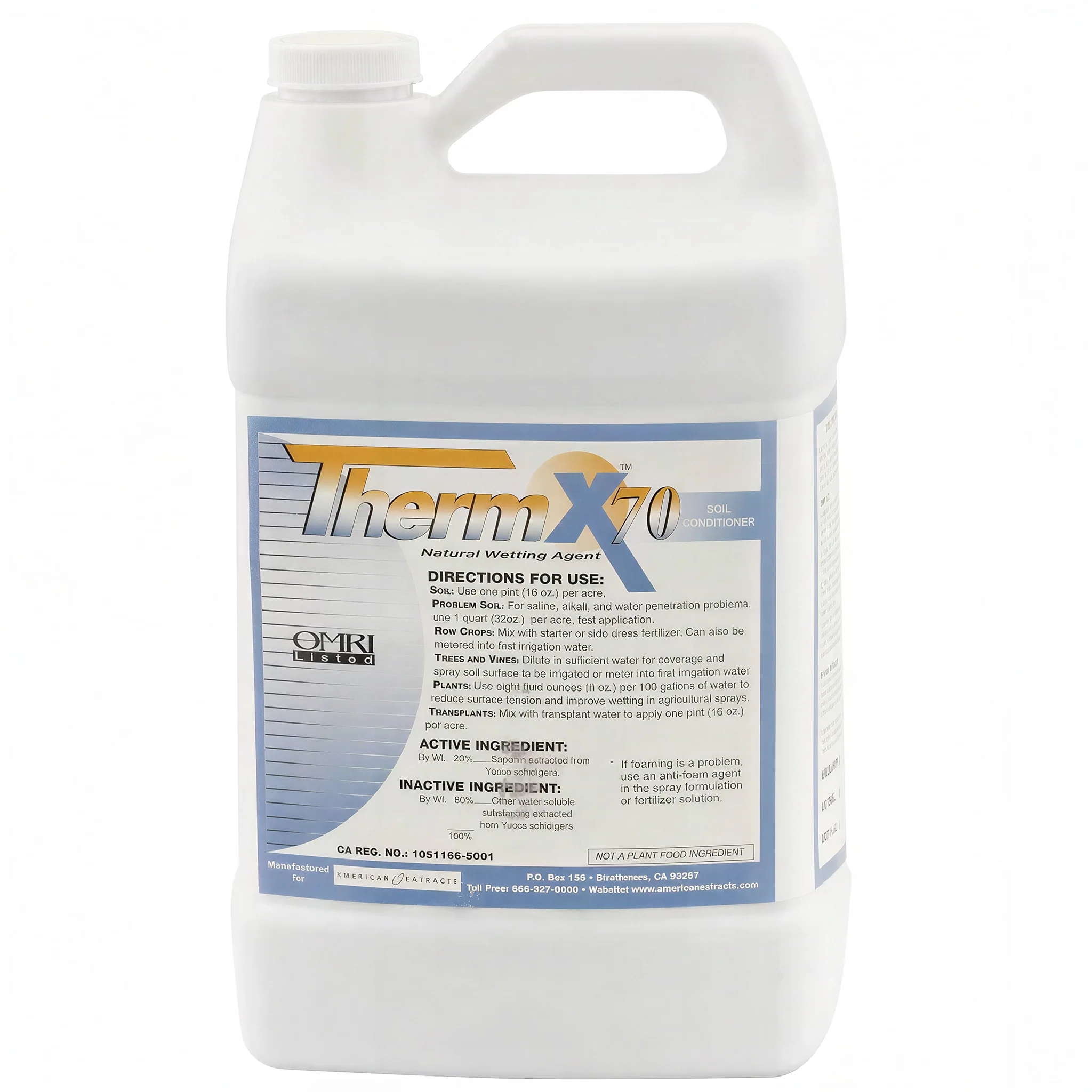 American Extracts Therm X-70 Organic Yucca Extract, 2.5 Gal