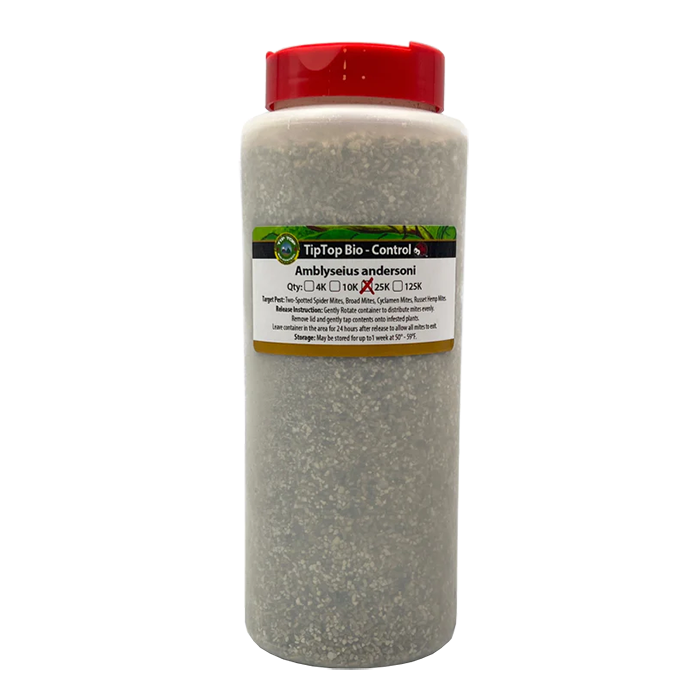 Tip Top Bio-Control Amblyseius Andersoni Beneficial Mites, Bottle of 25,000