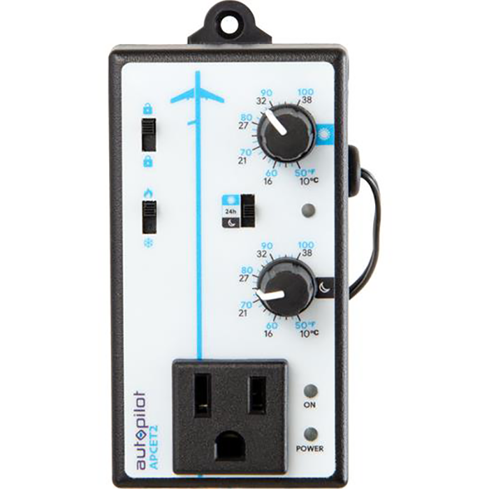 Auto Pilot Advanced Day & Night Cooling or Heating Thermostat