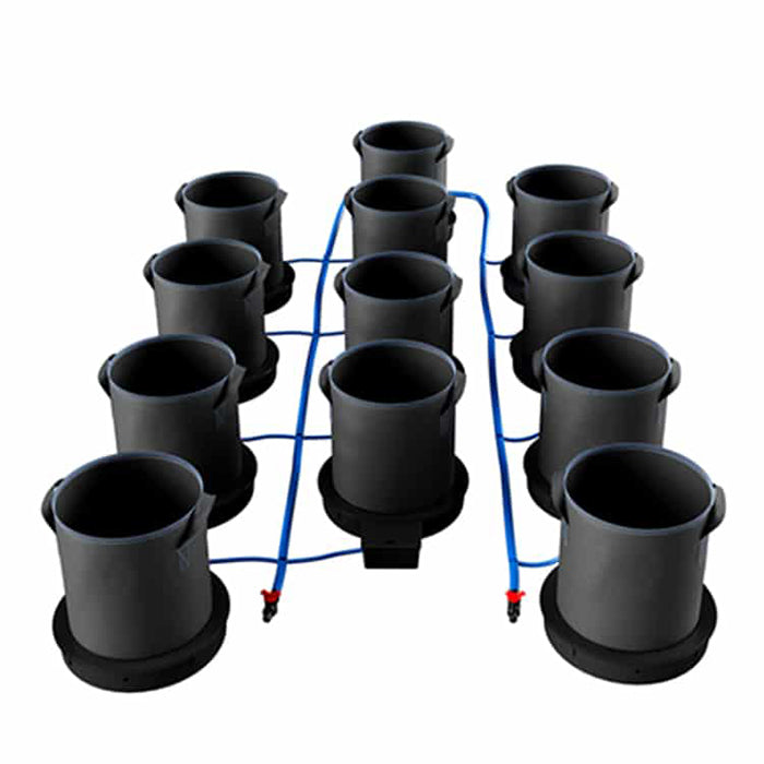 AutoPot 12 Pot XXL Watering System with 9 Gallon Fabric Pots, No Tank