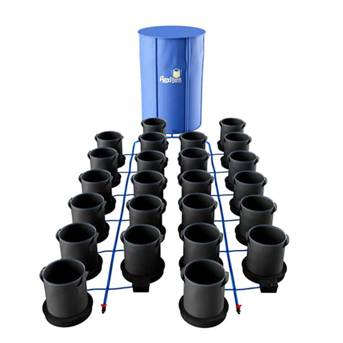 AutoPot 24 Pot XXL Watering System with 9 Gallon Fabric Pots, 105 Gallon FlexiTank