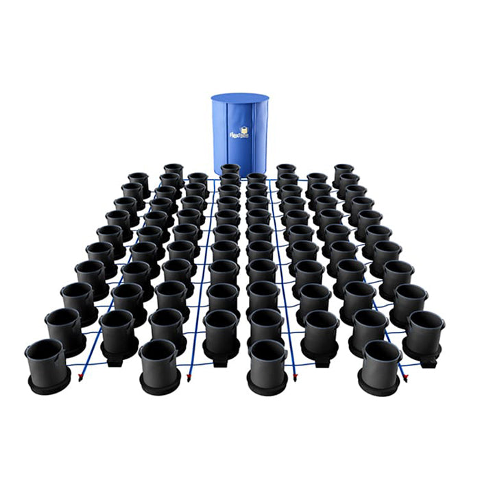AutoPot 80 Pot XXL Watering System with 9 Gallon Fabric Pots, 200 Gallon FlexiTank