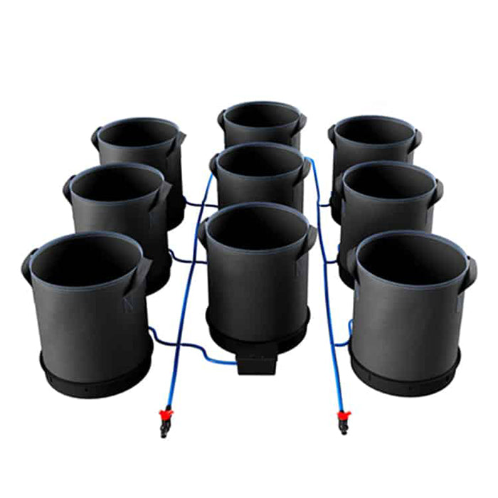 AutoPot 9 Pot XXL Watering System with 13 Gallon Fabric Pots, No Tank