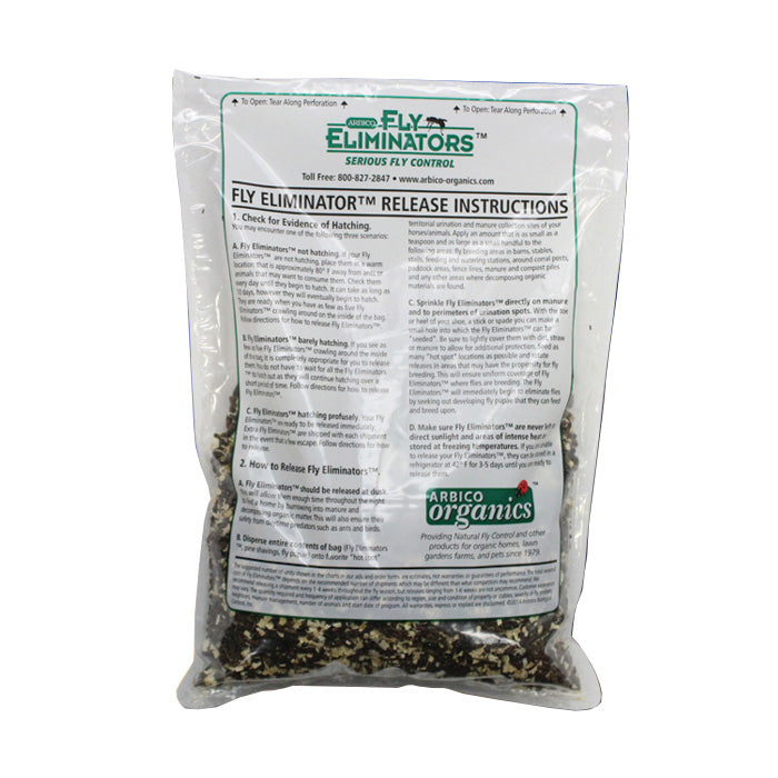 ARBICO Organics Fly Eliminator Beneficial Insects, 2.5 Units