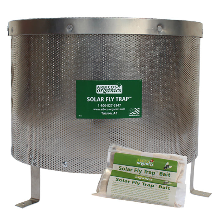 ARBICO Organics Solar Fly Trap, 1 Trap & 4 Baits
