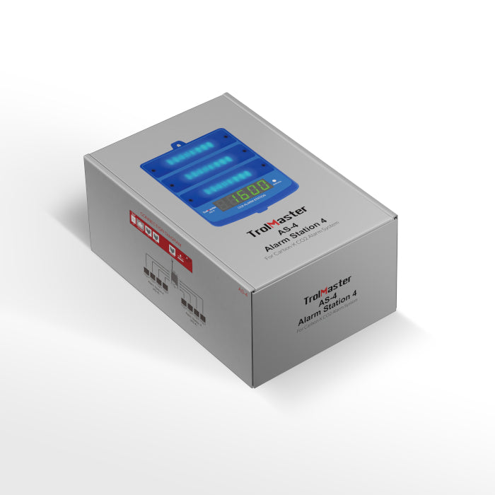 TrolMaster Carbon-X CO2 Alarm Station, Blue Light, with LED Display Indicator