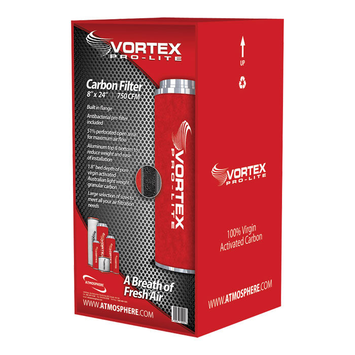 Atmosphere Pro-Lite Carbon Filter, 8" x 24"