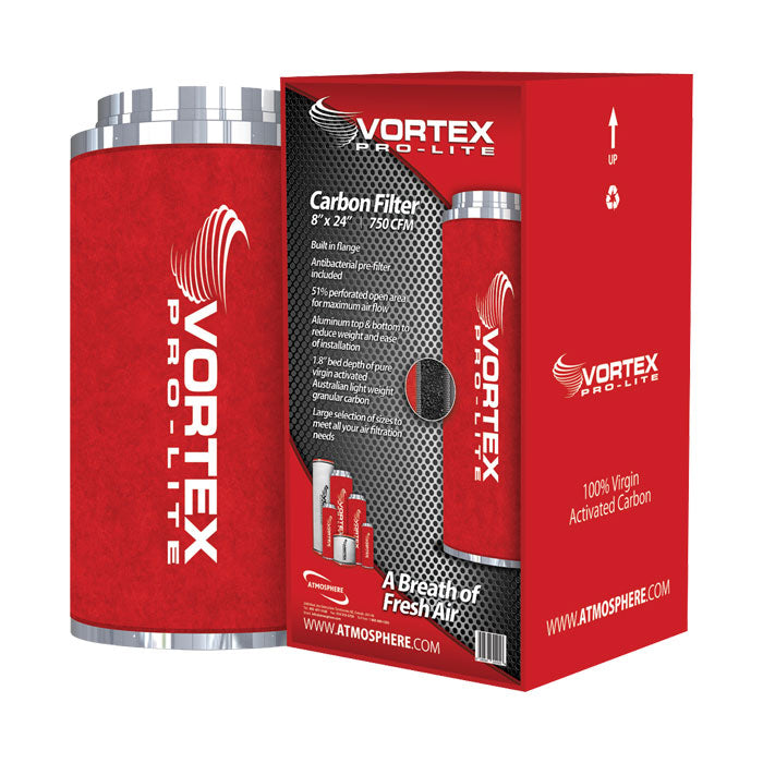 Atmosphere Pro-Lite Carbon Filter, 8" x 24"