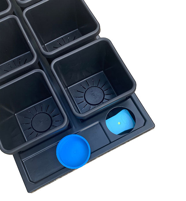 Autopot Auto8 Watering System with 2.2 Gallon Pots, No Tank