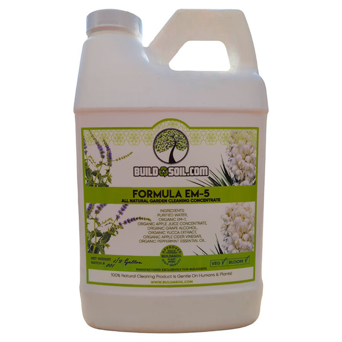 BuildASoil EM-5 All Natural Garden Cleaning Concentrate