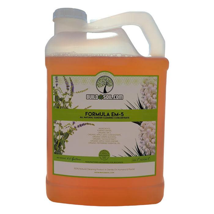 BuildASoil EM-5 All Natural Garden Cleaning Concentrate, 2.5 Gallon