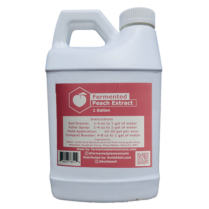 Fermented Plant Extracts Liquid Peach Extract, 1 Gallon