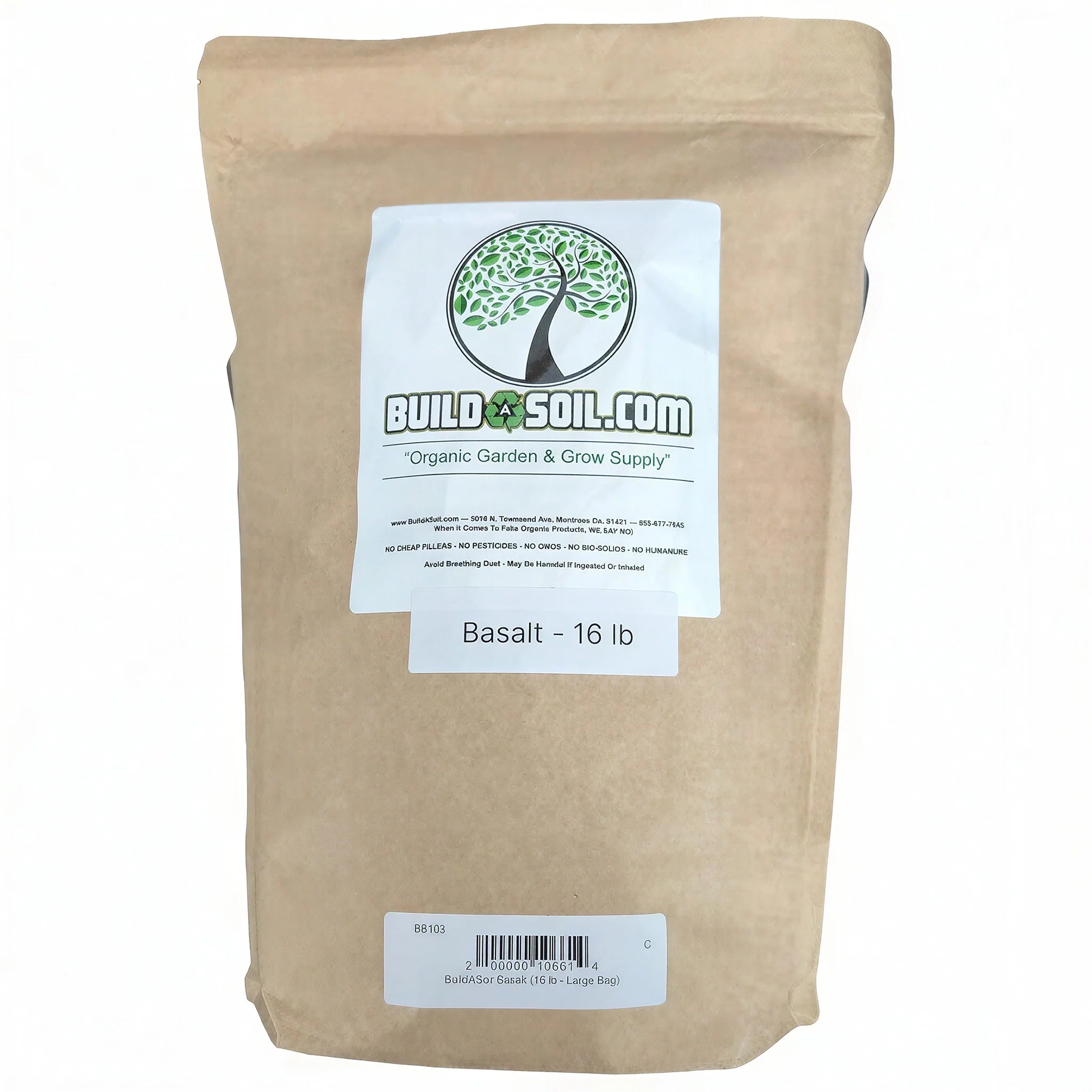 BuildASoil Basalt Rock Dust, 16 lb.
