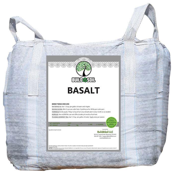 BuildASoil Basalt Rock Dust, 1 Ton Tote