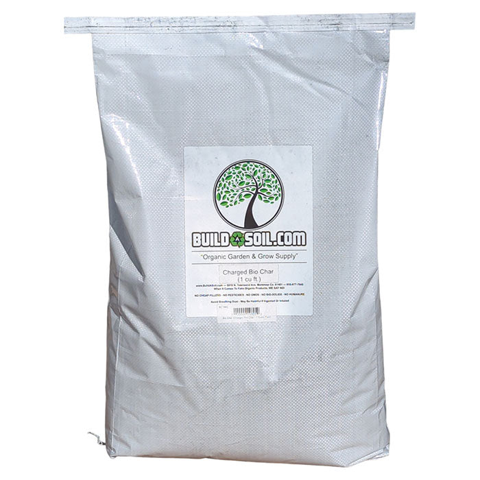 BuildASoil Bio Char-Charged, 1 Cu Ft - 6 Bags