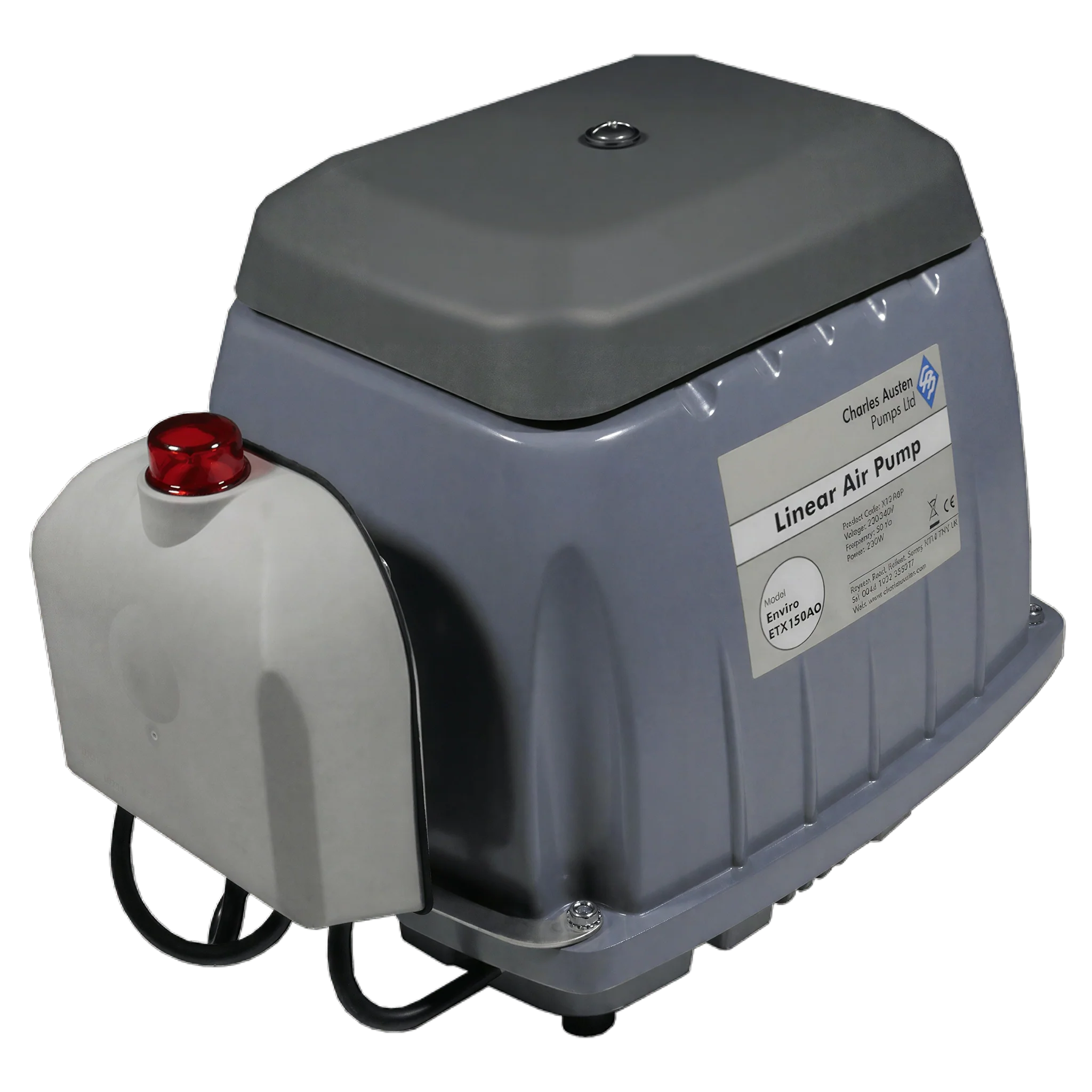 Blue Diamond Enviro ETA-300 Linear Diaphragm Air Pump With Alarm, 300 LPM