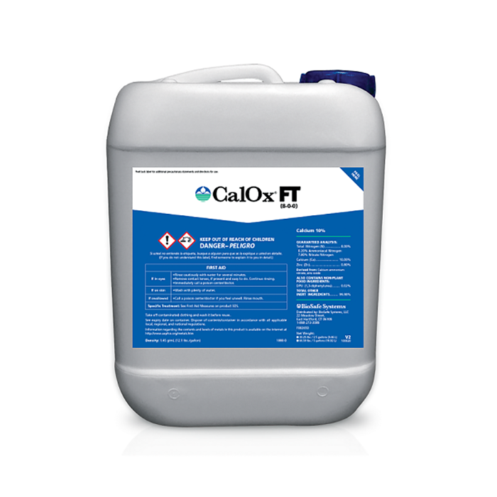 Biosafe CalOX FT 8-0-0 Plus Mobilized Calcium, 1 Gallon