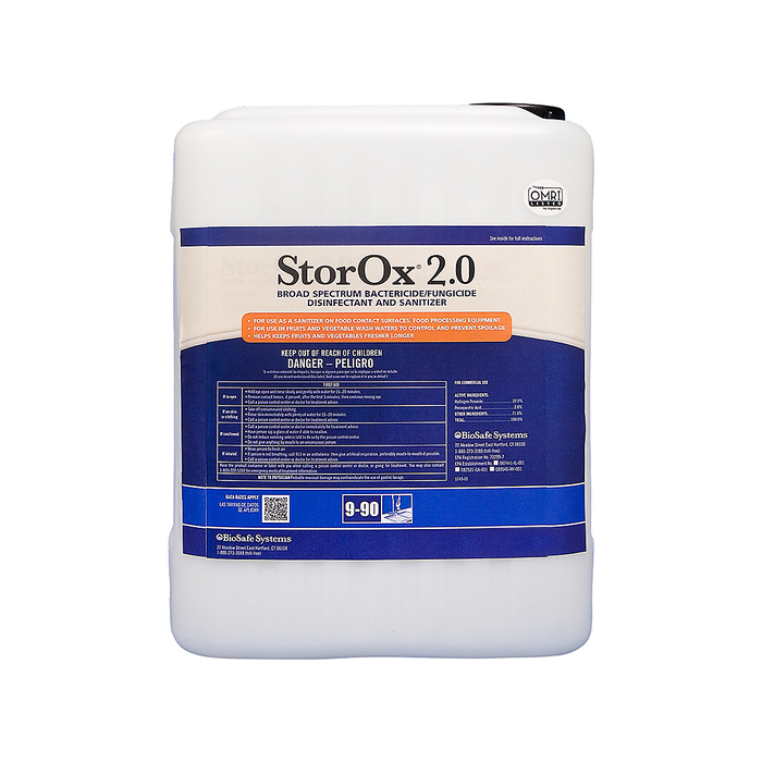 BioSafe StorOx 2.0 Organic Fungicide & Bactericide, 5 Gallons