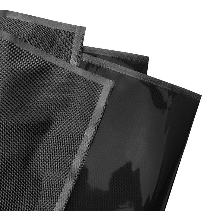 ArmorVac Pre-Cut Vacuum Seal Storage Bags, 5 mil 15 Inch x 20 Inch, Black - Pack of 100