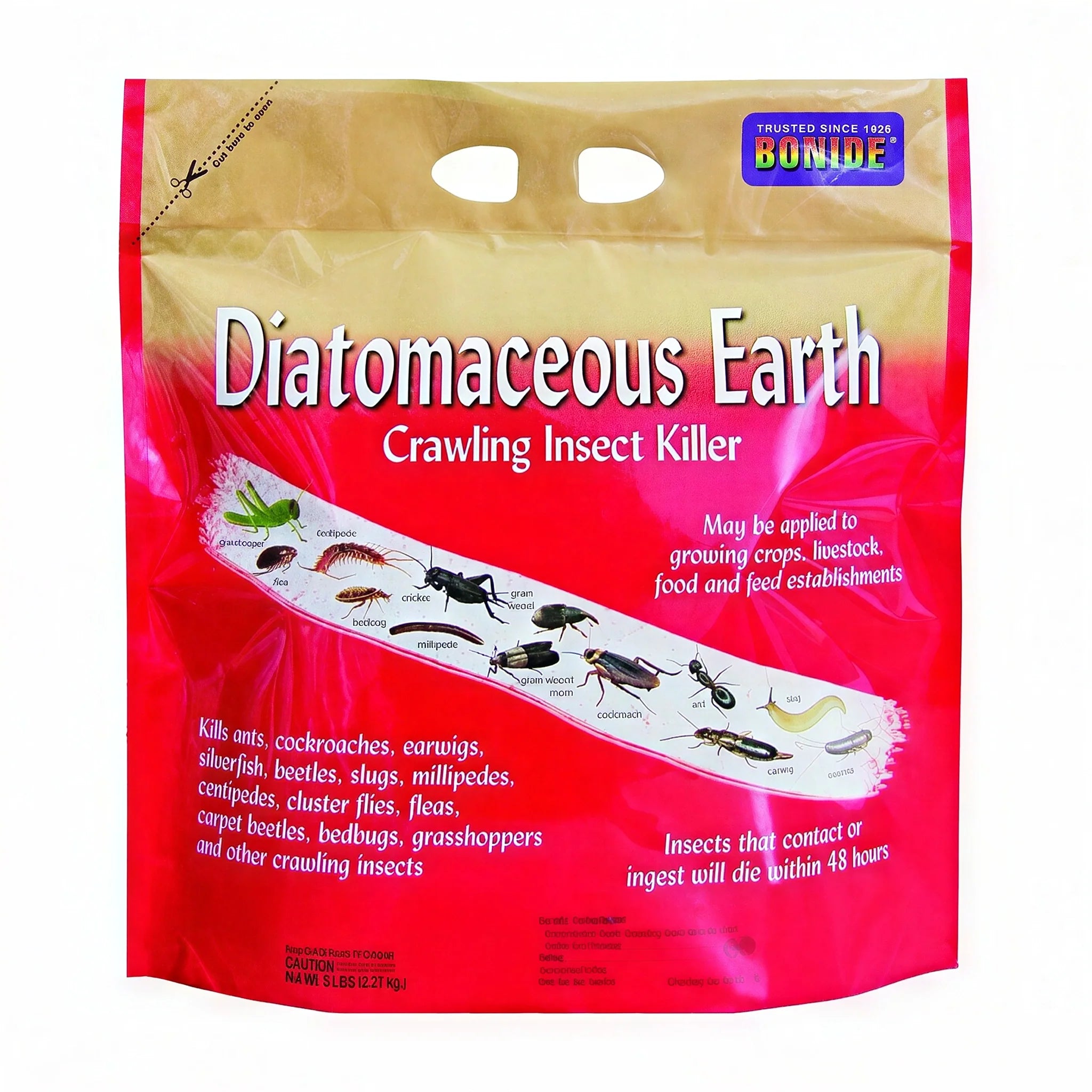 Bonide Diatomaceous Earth Crawling Insect Killer, 5 lbs. - Case of 8