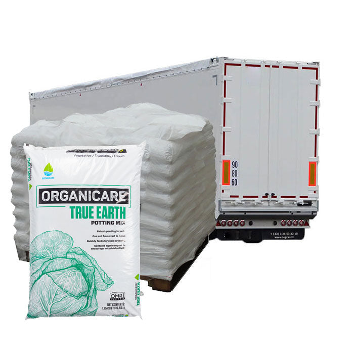 Botanicare Organicare True Earth Potting Mix, Truck Load of 22 Pallets - 1430 Bags Total - 50 Liter/1.75 Cu. Ft Bags