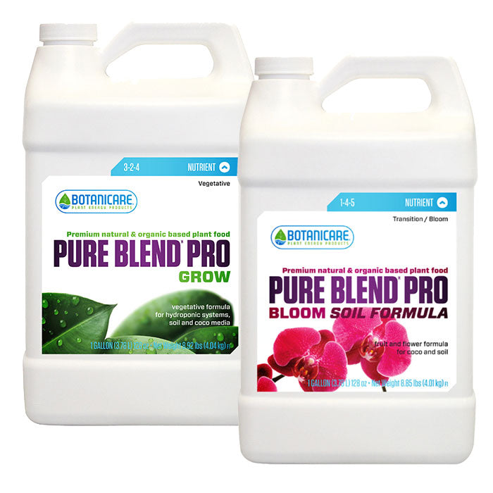Botanicare Pure Blend Pro Basic Soil Nutrient Package - Medium