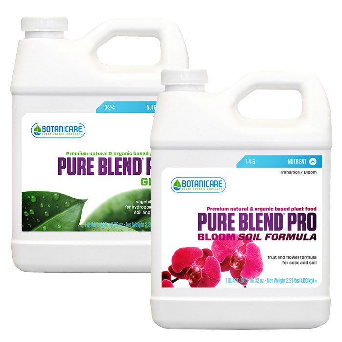 Botanicare Pure Blend Pro Basic Soil Nutrient Package - Small