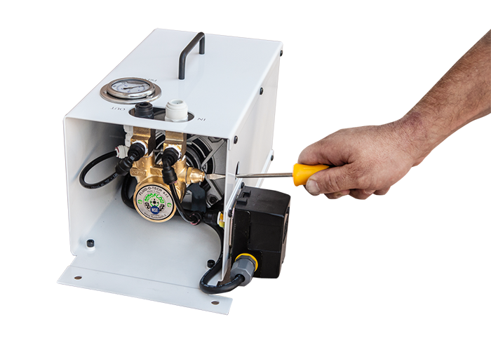 GrowoniX GX600/1000 Booster Pump with Splash Guard Chassis