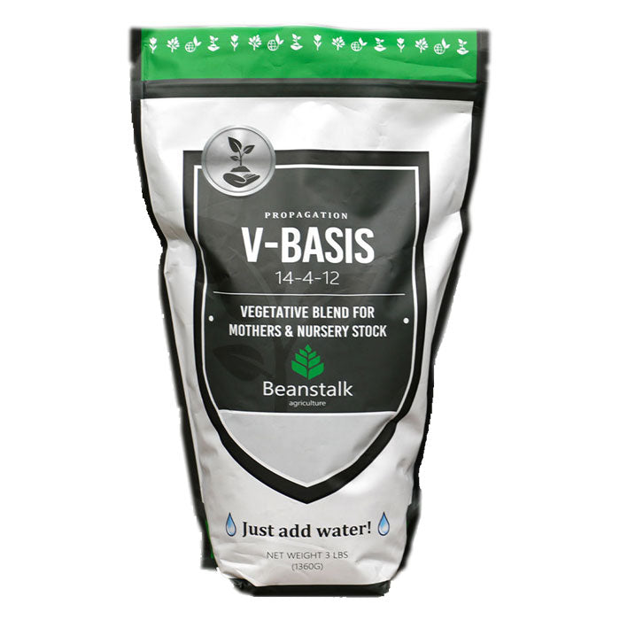 Beanstalk V-Basis Controlled Release Vegetation Fertilizer 12-4-12, 3 lb.