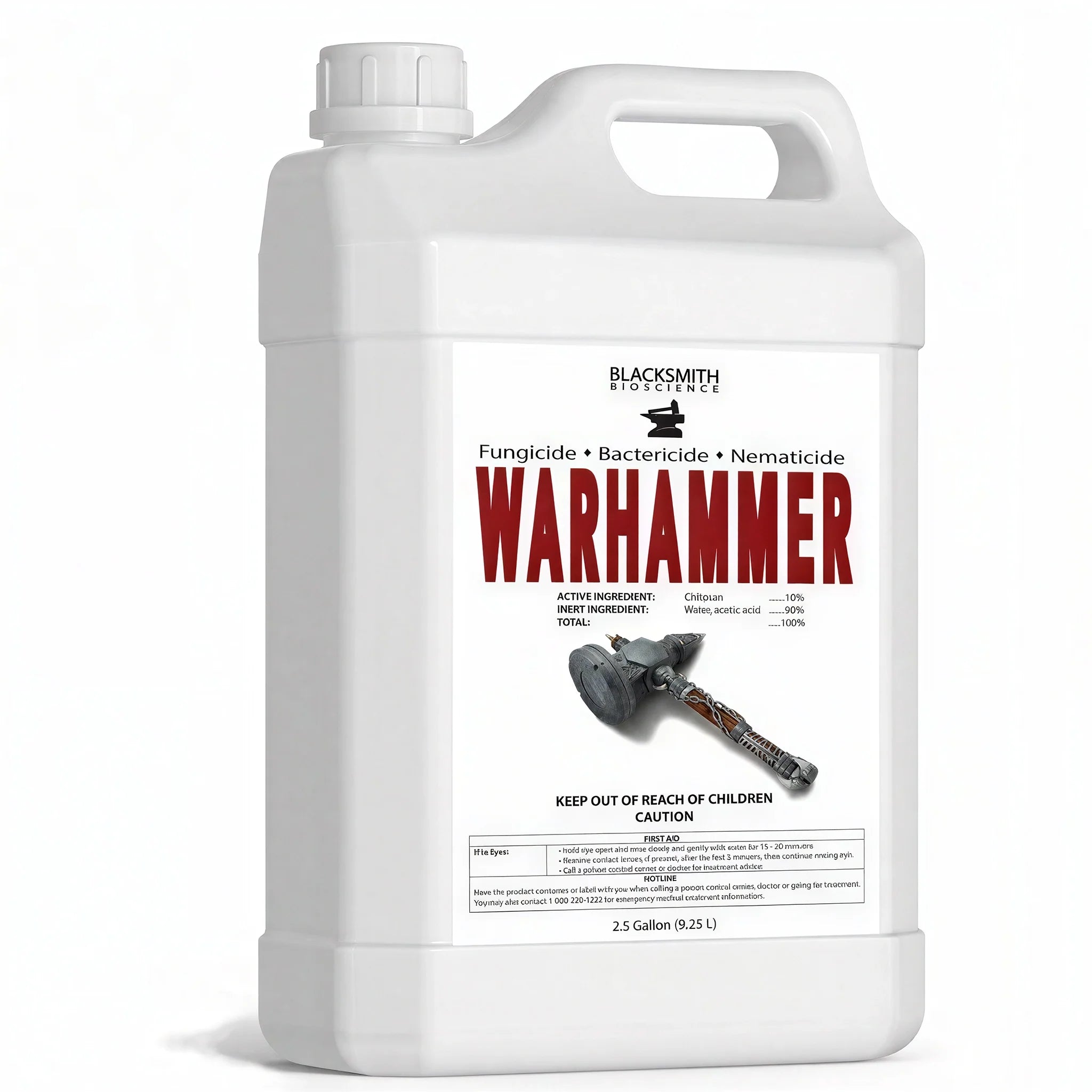 Blacksmith Bioscience Warhammer Fungicide And Bactericide, 2.5 Gallons