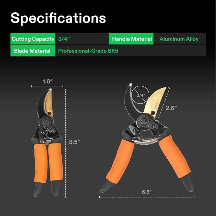 Vivosun 8.5" Bypass Pruning Shear