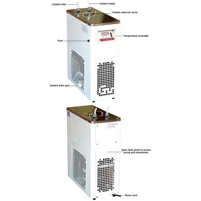 Across International -15C Compact 3L Recirculating Laboratory Chiller with Centrifugal Pump, 110V