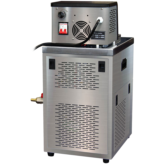 Across International -20C to 99C Compact Stainless Steel 7L Capacity Recirculating Laboratory Chiller, 110V